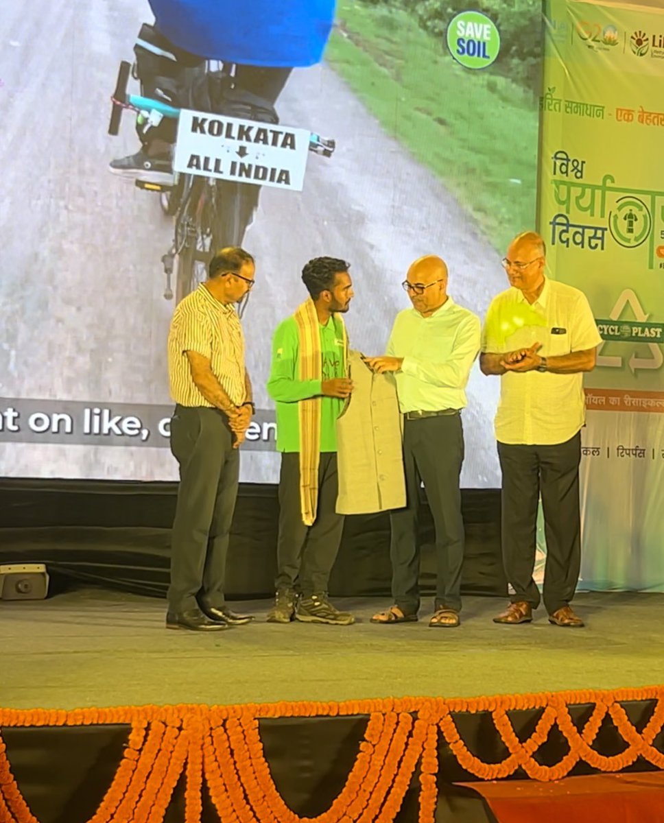 As a 17 year young advocate for soil regeneration, I have had the opportunity to share few things about the urgent need of #SaveSoil at an event organised by @IndianOilcl on the occasion of #WorldEnvironmentDay On this day, let’s commit ourselves towards the well-being of all.