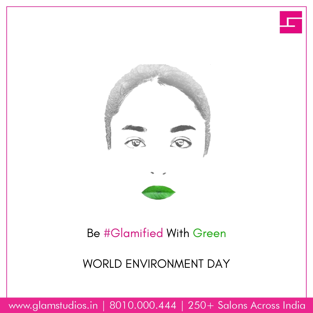 Be Glamified With Green !
.
#worldenvironmentday #environmentday #glamstudios #glamified #gogreen #goglam