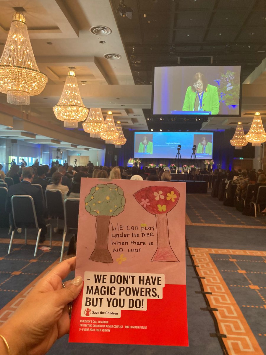 Redd Barna (@reddbarna) on Twitter photo Children say it load and clear: “Take action”
<a href="/childreninwar/">Children and Armed Conflict 📍 #ProveItMatters</a> Children say it load and clear: “Take action”
<a href="/childreninwar/">Children and Armed Conflict 📍 #ProveItMatters</a>