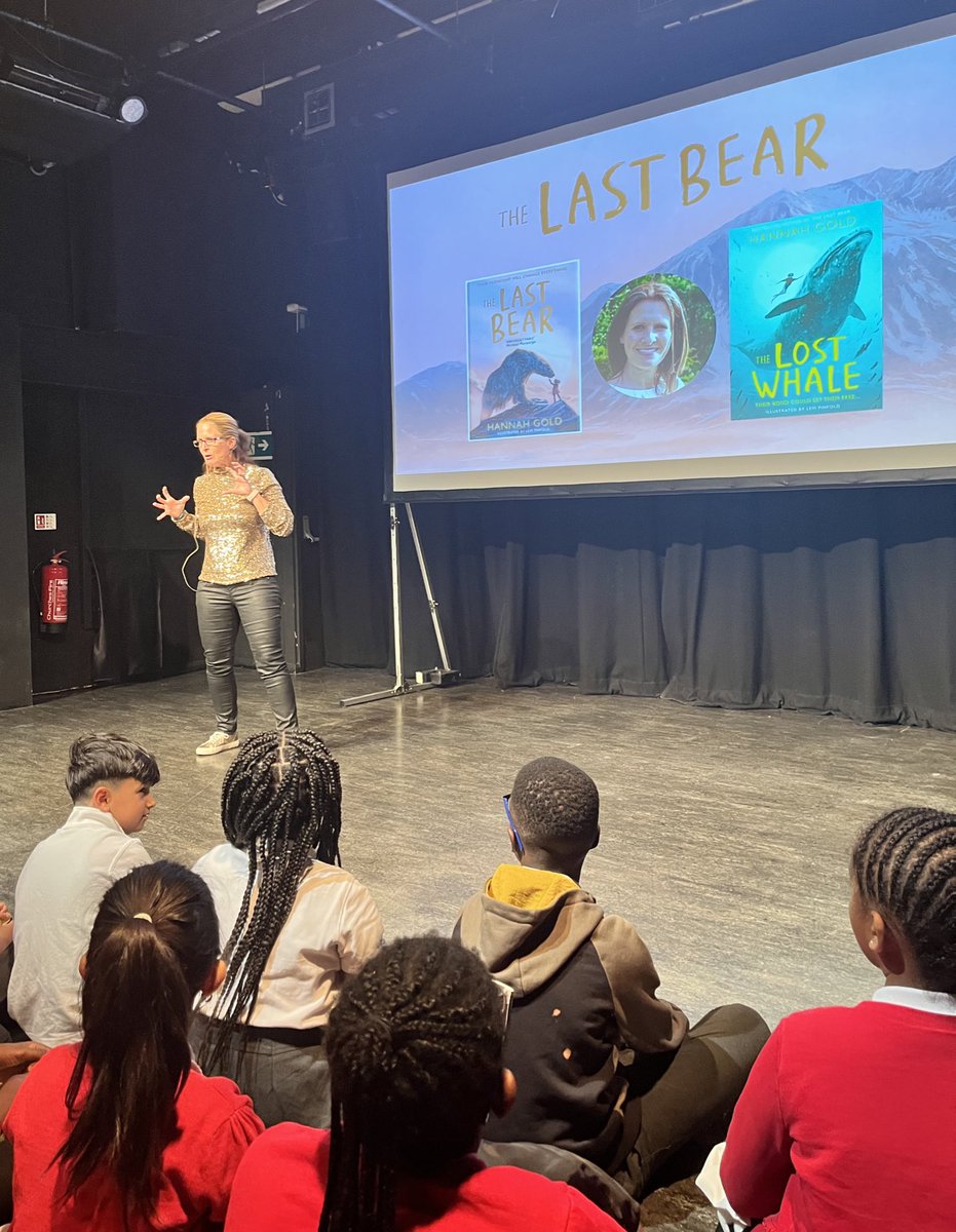 Oh my! We are so excited to attend an audience with @HGold_author for @Caboodleclass @carriageworks_ #lastbear #year4 #authorinterview #Reading