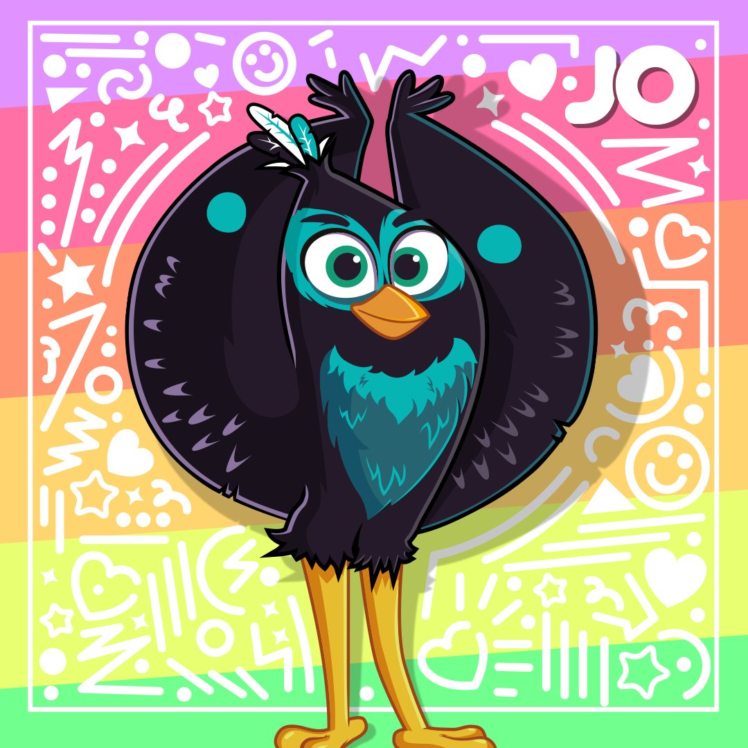 Red the Angry Bird on Twitter "hey y'all, meet Jo! Jo's passionate