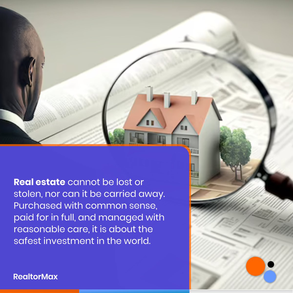 RealtormaxI's tweet photo. Monday is a perfect day for go-getters and game changers.
Today is a fresh opportunity to invest in the safest investment known to man.
Happy new week!!!!!
#mondaymotivation #investment #realestate #explore #realtormax #aje #opportunity #newweek https://t.co/jNUs1N09DU