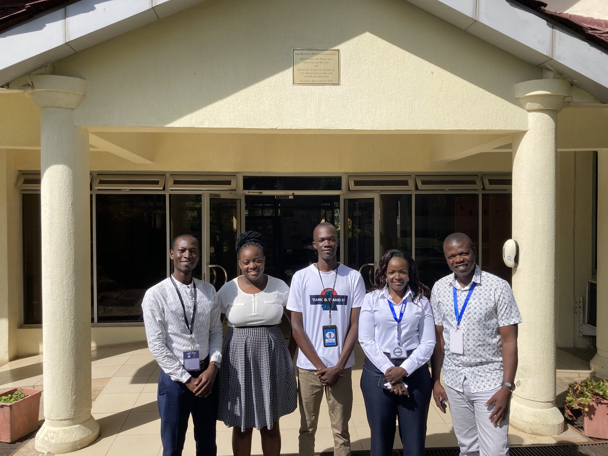 Very excited for our @HamishOgstonFdn Early Career Awardees via @LSTMnews here @KEMRI_Kenya -CGHR in Kisumu, kicking off their projects for the next few months! Eddy Agwati,@BrendaOnyango10 Cyprian Adala, Irine Okanda, Benard Ochieng & not in pic Samuel Gonahasa & Stephen Okeyo