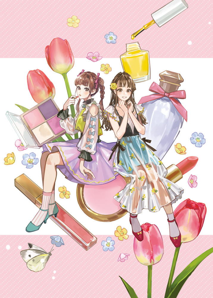 「コスメのイラストのお仕事がしたいです #私はこんな仕事がしたい #関係者に届くま」|24のイラスト