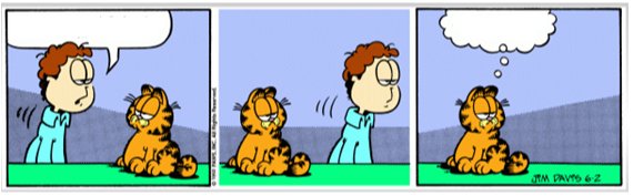 OneFollowAWeek's tweet photo. Fill in the dialogue of this Garfield comic strip. Whoever makes the funniest one will get a follow. (Will be a Top 5) https://t.co/q60DveVQMz