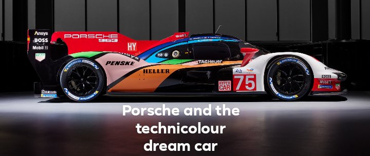 Will their special livery bring Porsche a good result at the big one?