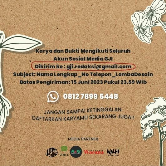 GreenJusticeID's tweet photo. [Memanggil seluruh desain grafis di seluruh Indonesia 📢] 

Dalam rangka hari lingkungan hidup sedunia, Green Justice Indonesia mengadakan Graphic Design Competition. Kompetisi ini dilakukan sebagai wujud untuk terus komitmen dalam kampanye tentang pelestarian lingkungan 🔥🔥 https://t.co/qXOuhV2jQS