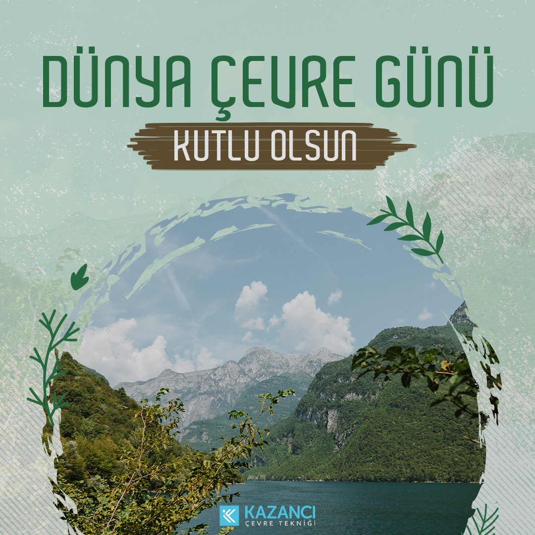 Doğayla barışık, yeşil bir gelecek için, her günün çevre günü olması dileğiyle... 🌿