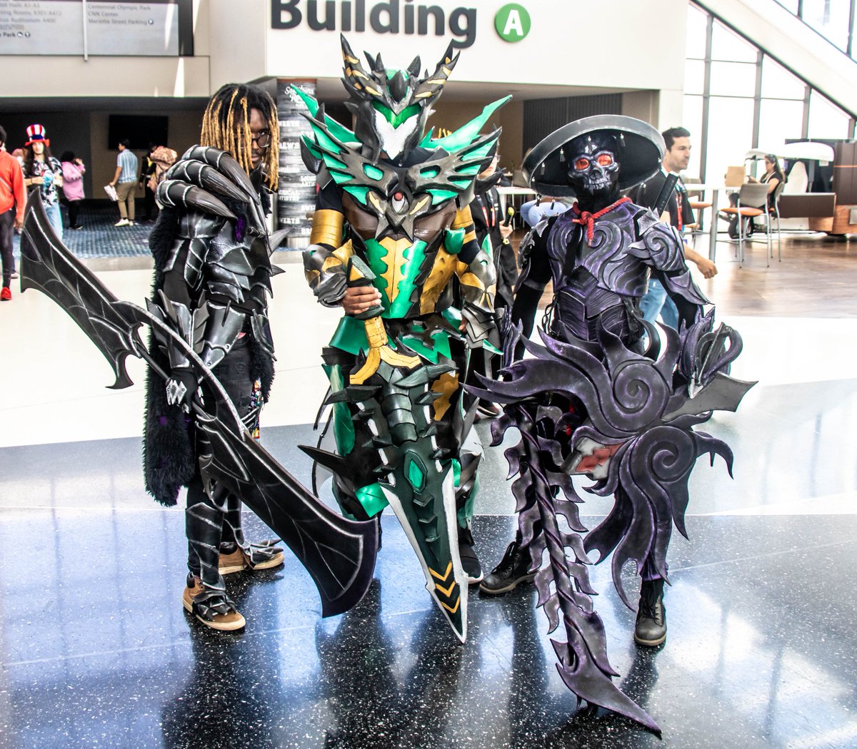 ViewtifulDMC's tweet image. Monster Hunter Group shoot from Momocon. This was a fun group to do
@CoyoteCosForge: Ebony Odogaron 
seraphic_fox (IG):Tzitzi
flockysluhh(IG):Gore Magala 
kaitlinmarley(IG):Rakna Kadaki
Me:Astalos 
📸:@blerdography
@monsterhunter @CapcomUSA_  #monsterhuntersunbreak