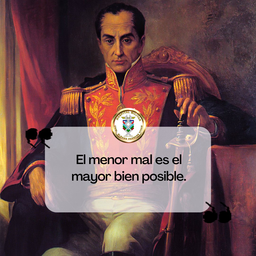 #5Jun || ✍️🇻🇪 #PensamientoBolivariano del Libertador Simón Bolívar:

#EncrucijadaDeSalud
#RedSanitariaMilitar
#DigesaludFANBCuidaTúSalud