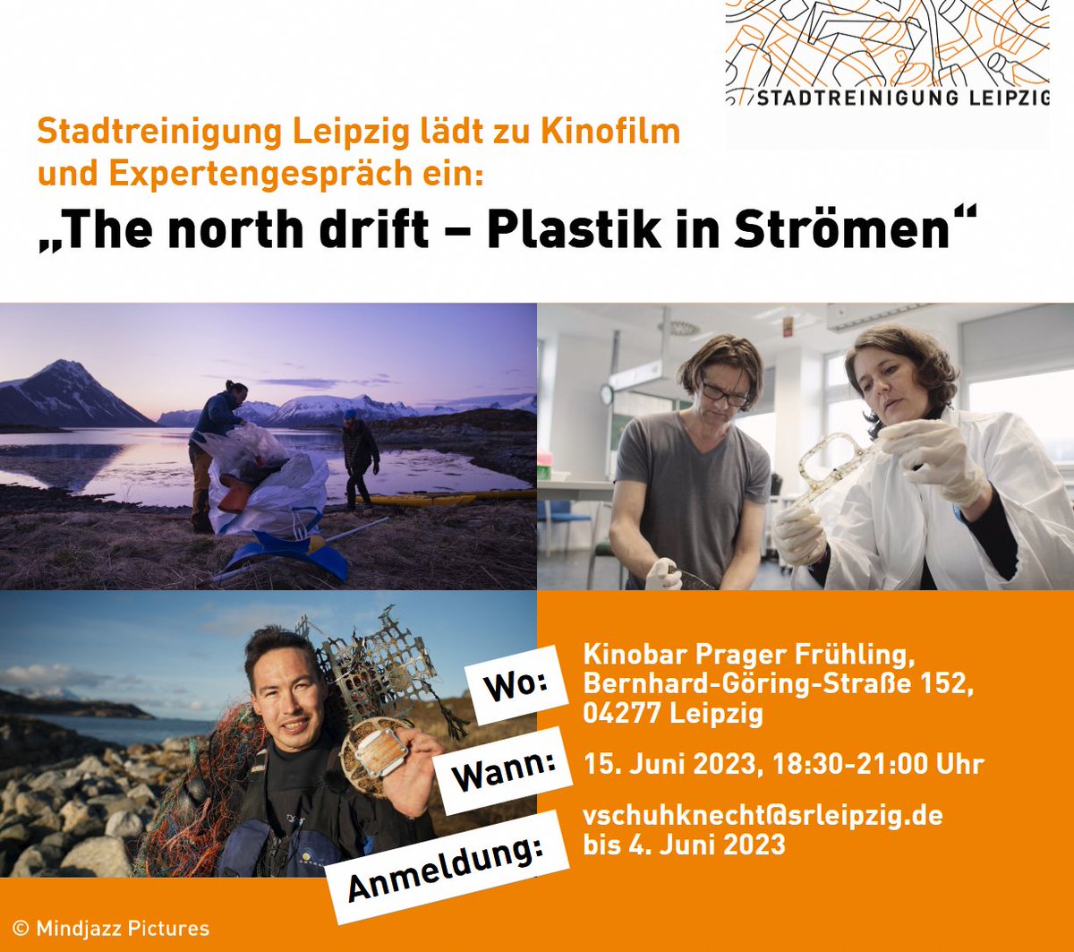 Die <a href="/StadtreinigungL/">Stadtreinigung Leipzig</a> lädt im Rahmen der Leipziger Umwelttage zum ersten Filmevent mit anschließendem Expertengespräch zum Thema „Plaste als Problem – sind Lösungen in Sicht?“ ein.