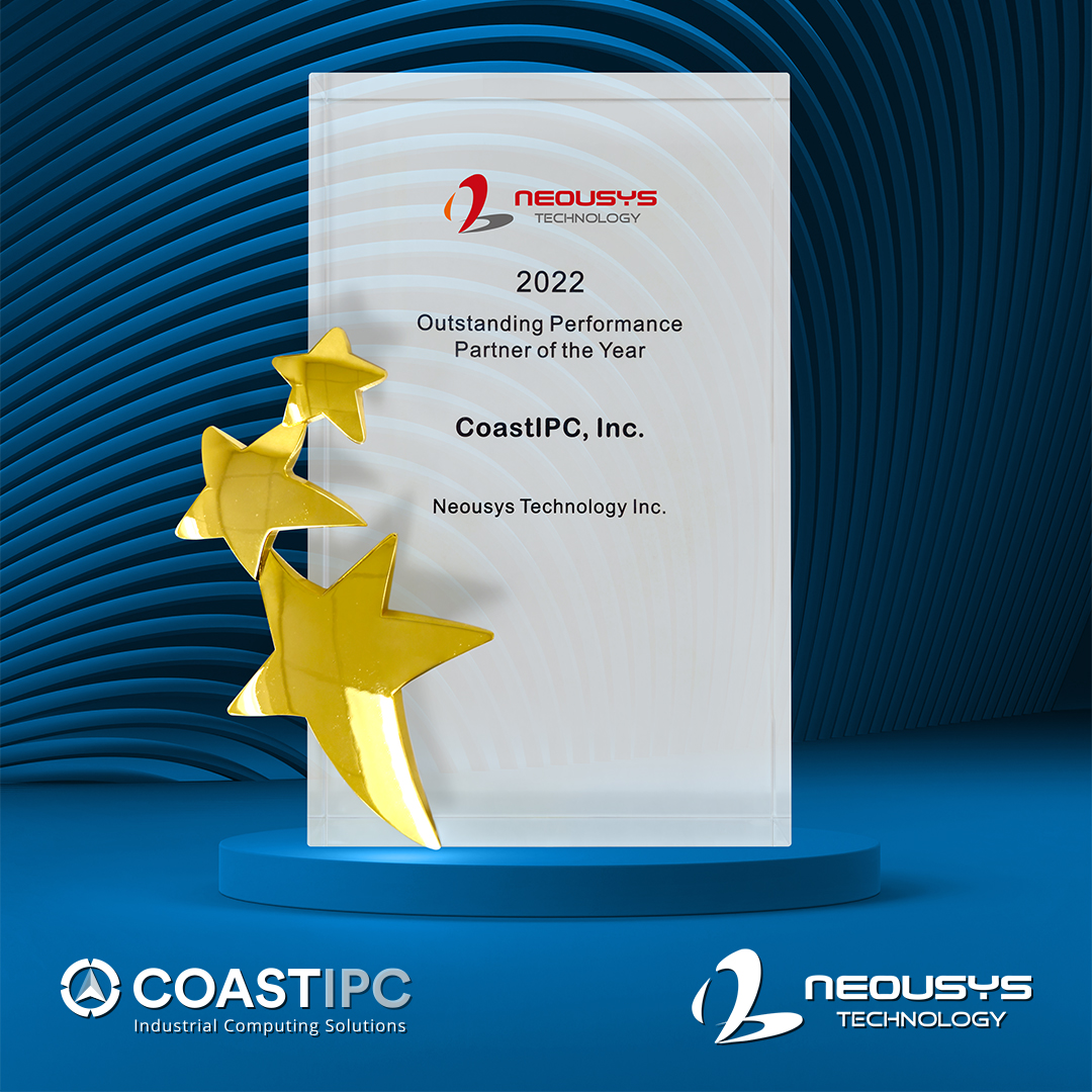 Neousys Technologies, the foremost manufacturer of #industrial #computers, has named #CoastIPC the 2022 Outstanding Performance Partner of the Year.

View our line of #Neousys products or call 866-412-6278 to configure your customized #build.

coastipc.com/brands/neousys…