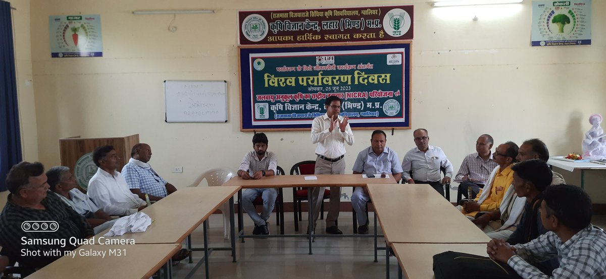 KvkMorena's tweet photo. #WorldEnvironmentDay
#lifestylefortheenvironment
#icaratarijablpur #kvk https://t.co/HZQ8s6pWMK