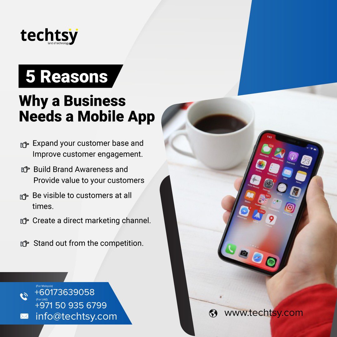 Techtsy's tweet image. Our expert team creates solutions for you, enabling you to get the best out of your business’s App.
Support your business, contact us at Techtsy and get Your own version…

Email: info@techtsy.com
Website: techtsy.com/en/

#startup #appdevelopmen #techtsy #MobileApp