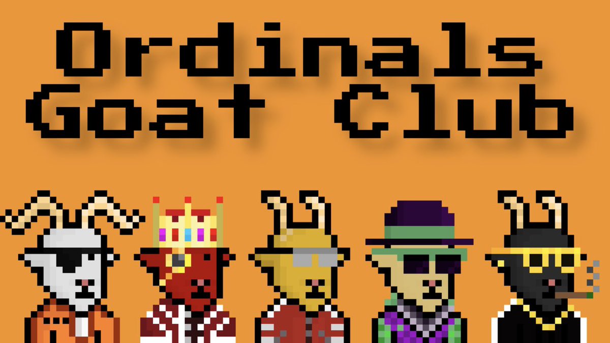 ordinalmints_io's tweet photo. ✨Ordinals Goat Club X OrdinalMints  Giveaway

🎁Prizes:

🏅5x WL

To Enter:

1⃣Follow 
@OrdinalGoatClub &amp; @ordinalmints_io 
2⃣Turn On Notifications
3⃣Like, RT, &amp; Tag two friends

24HRS⏳

Get Goated! 🐐 https://t.co/L2I8qMiSRt