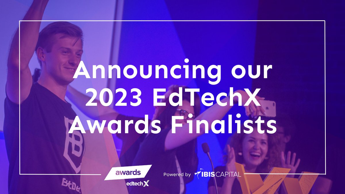 EdTechEurope's tweet image. We are delighted to announce the finalists for the prestigious 2023 EdTechX Awards! 🏆

The winners  will be announced during the Awards Gala Dinner on the evening of the 10th anniversary EdTechX Summit on 22 June.

Don&apos;t miss out, book tickets here: ow.ly/gzuu50OFqWc