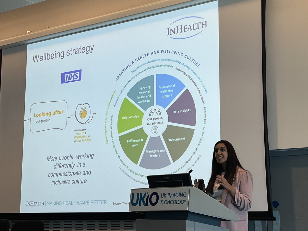 dazman78's tweet photo. Great to see @DrReemHasan talking all things #wellbeing and #leadership sharing her experience, expertise and enthusiasm for the topic @InHealthGroup 🧘‍♀️ #UKIO2023 https://t.co/HBA9ZMIrqx
