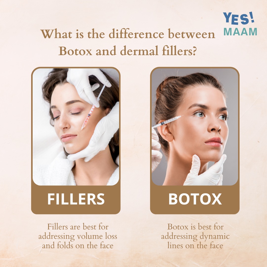 Botox and dermal fillers are both minimally invasive cosmetic treatments given through injections. However, they differ in that Botox freezes muscle and fillers add fullness.
Feel free to Call📞or WhatsApp📲 to book an appointment: 520-8099757
#fillerbotox #filler #botox #fillers