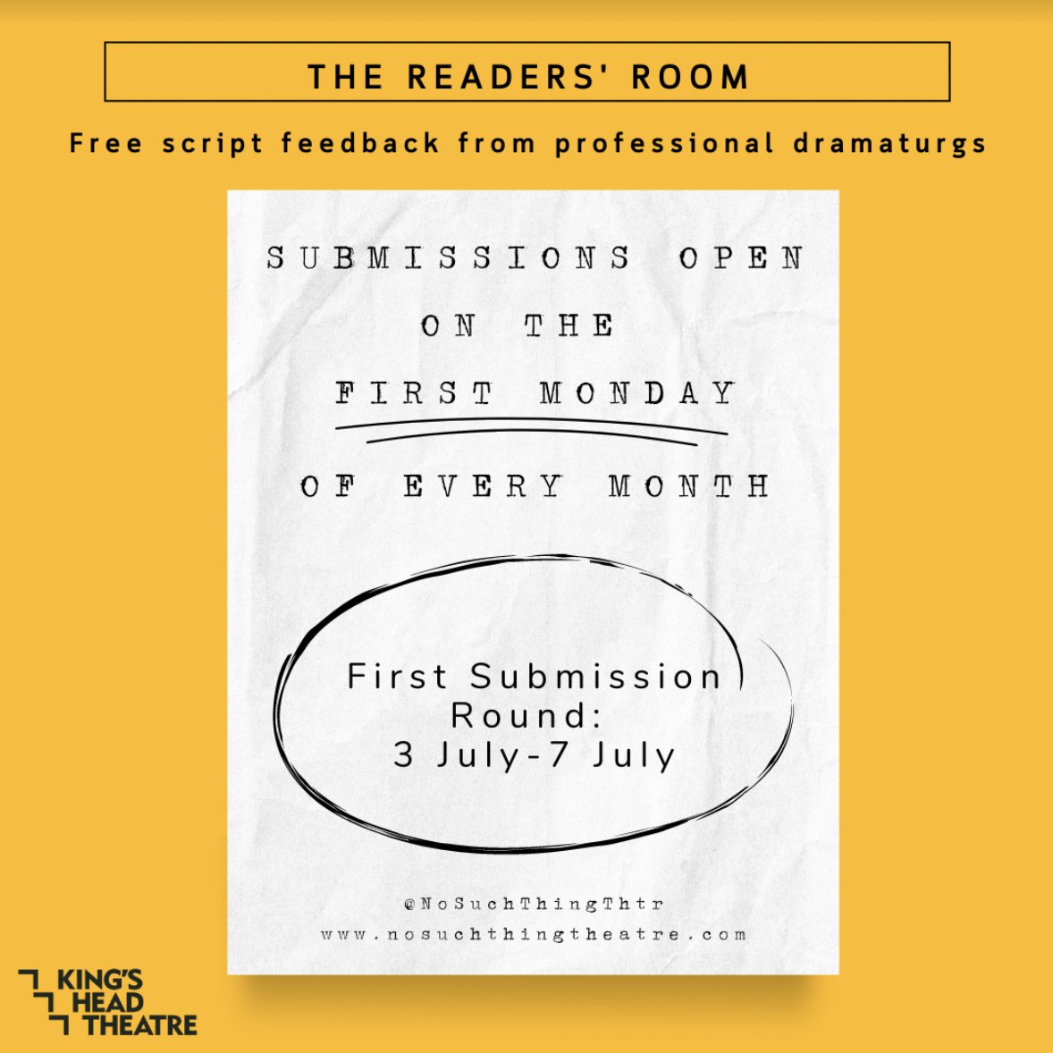 King's Head Theatre tweet media