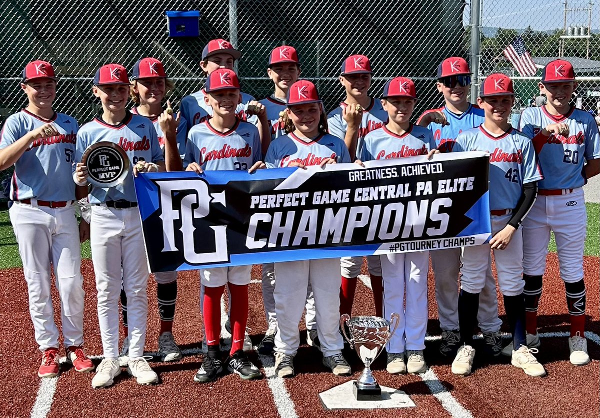 Congrats to the KBC Lions 11U and KBC Cardinals 12U for winning <a href="/PGMidAtlantic/">Perfect Game Mid-Atlantic</a> this wknd.