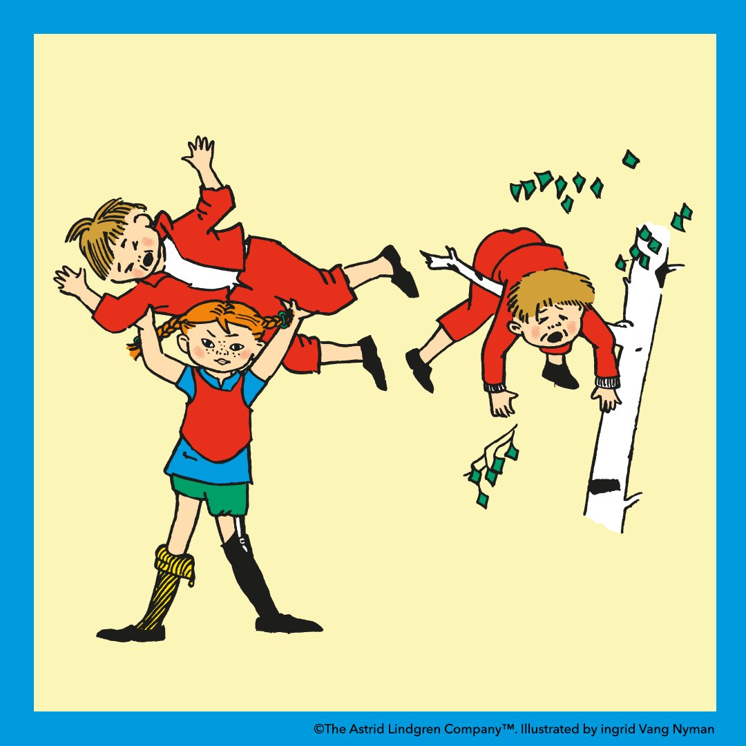 It's #WorldEnvironmentDay so today we’re celebrating the beauty of nature! Pippi is a great fan of trees. In fact, if you’re not very nice, she might just put you in a birch tree until you’ve decided to behave yourself! 
How will you be enjoying the natural world today? 🌳