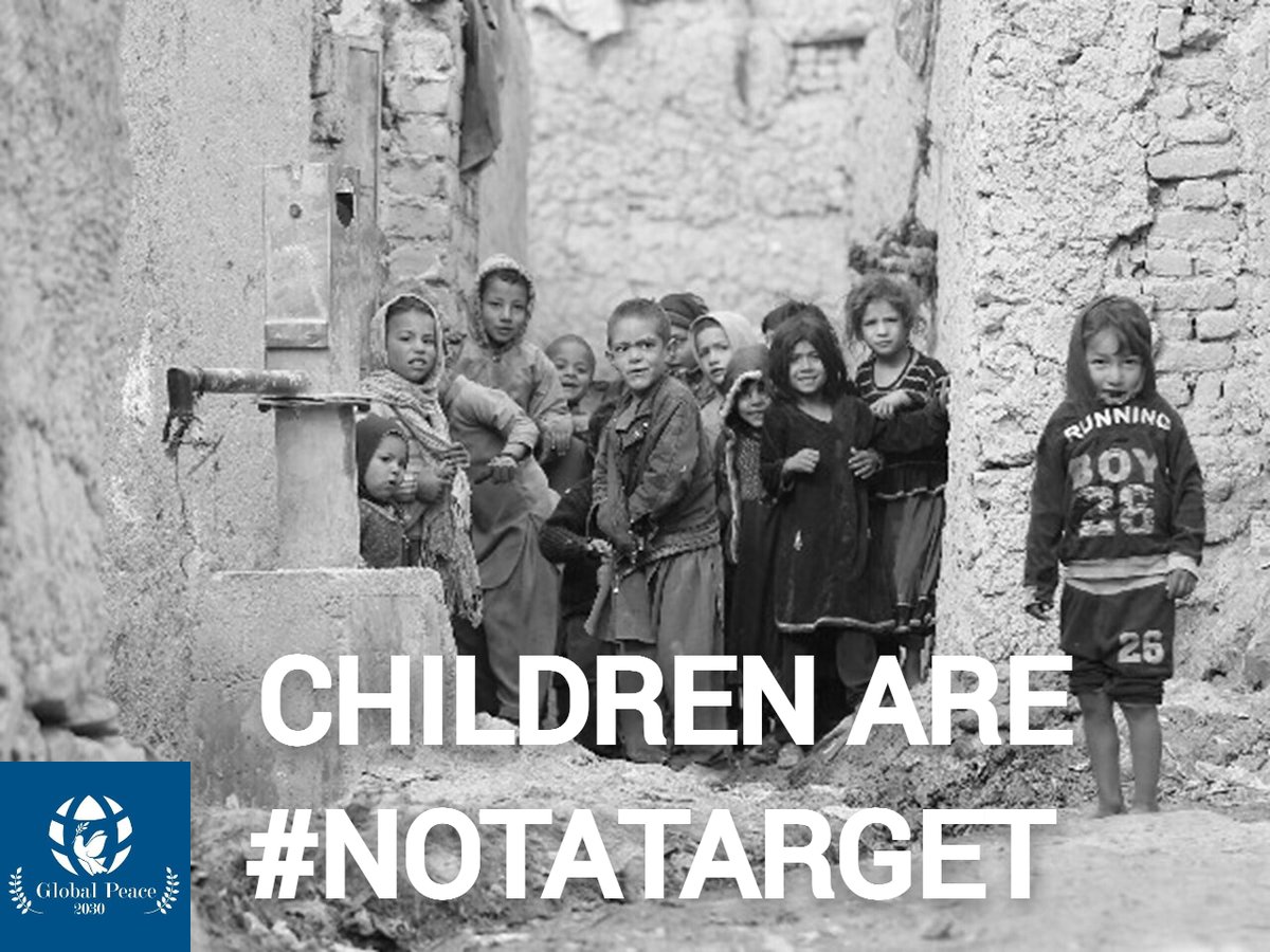 Children need peace and protection. Yet, they are among the most affected by the consequences of war & armed conflict.  CHILDREN ARE #NOTATARGET.