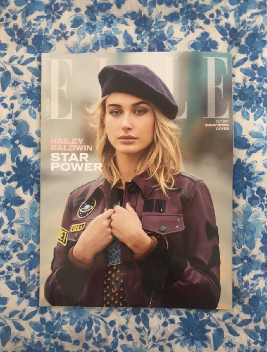 StephLamerton's tweet photo. Hailey Bieber Ella magazine to sell https://t.co/WNpPMgJ6XE

#elle #hailey #haileybieber #bieber #haileybaldwin #beliebers https://t.co/DKrLSW1nV2