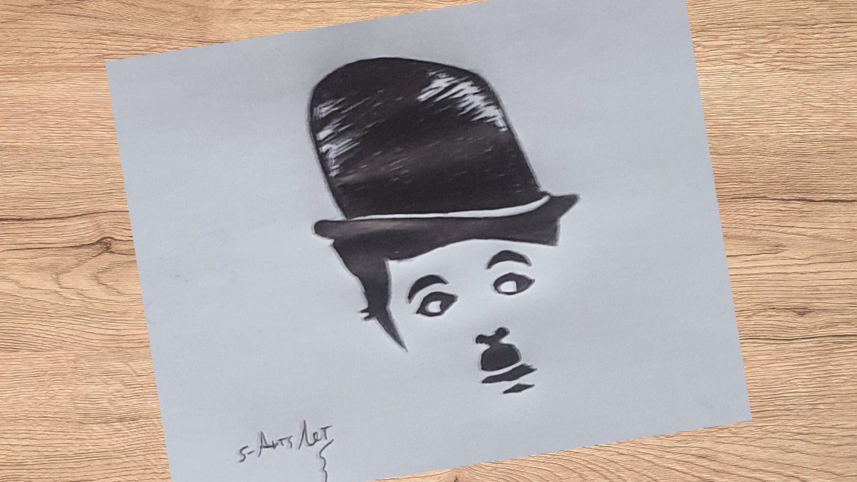 5ArtsNet's tweet image. #CharlieChaplin #art #drawing #pic #arts #5artsnet #draw #viral #foryou