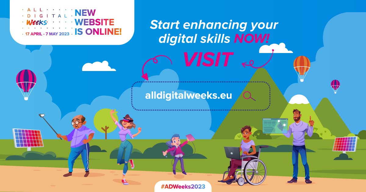 AllDigitalEU's tweet image. Find out the latest news from our #members, events on digital education, the #ADWeeks2023 campaign, projects implemented by ALL DIGITAL and the #ADSummit2023 in the ALL DIGITAL Newsletter - Issue n.3/2023 June - mailchi.mp/all-digital/al…