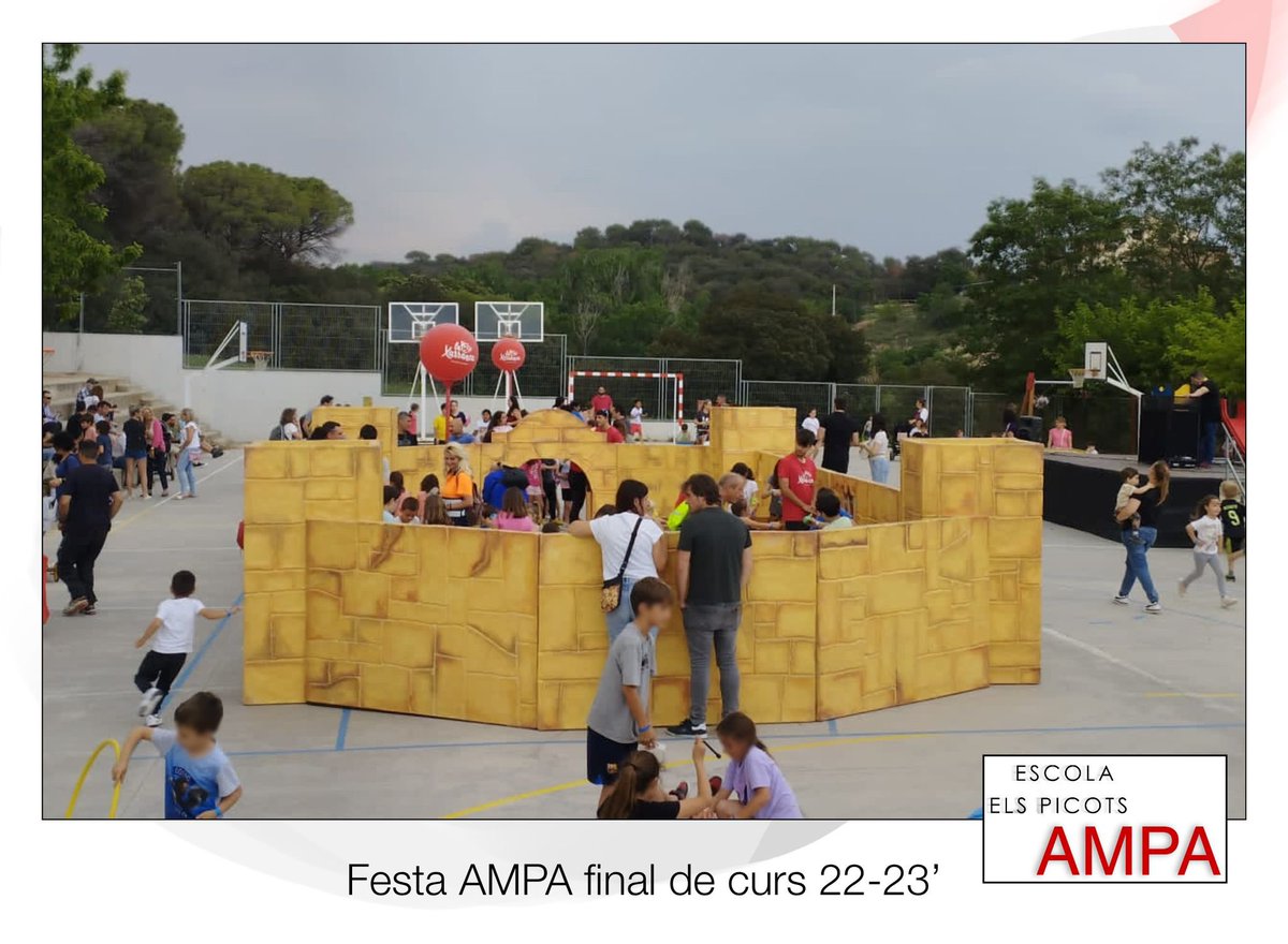 afaelspicots's tweet photo. Estimades famílies picotines! Divendres passat ens ho vam passar pipa a la festa de fi de curs muntada per l’AMPA! Grans i petits vam poder gaudir de diverses activitats, crispetes, cotó de sucre i refrescs! Moltes gràcies a tothom per la gran participació! Fins a la propera! https://t.co/vSSKRQoebZ