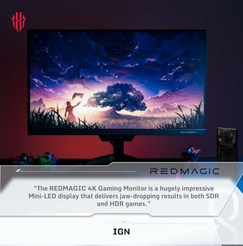 redmagicgaming's tweet photo. Anything on the the #REDMAGIC4KMonitor looks good.😎
See @IGN's full review here: