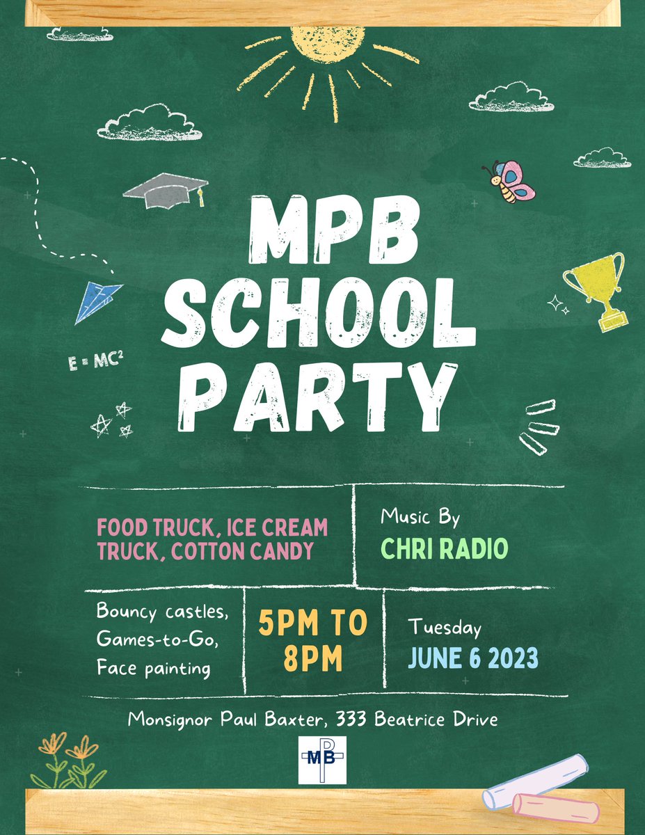 MPaulBaxterOCSB's tweet image. It’s almost time! We hope to see our MPB families tomorrow eve! Thank you to our amazing MPB Catholic School Council for organizing!