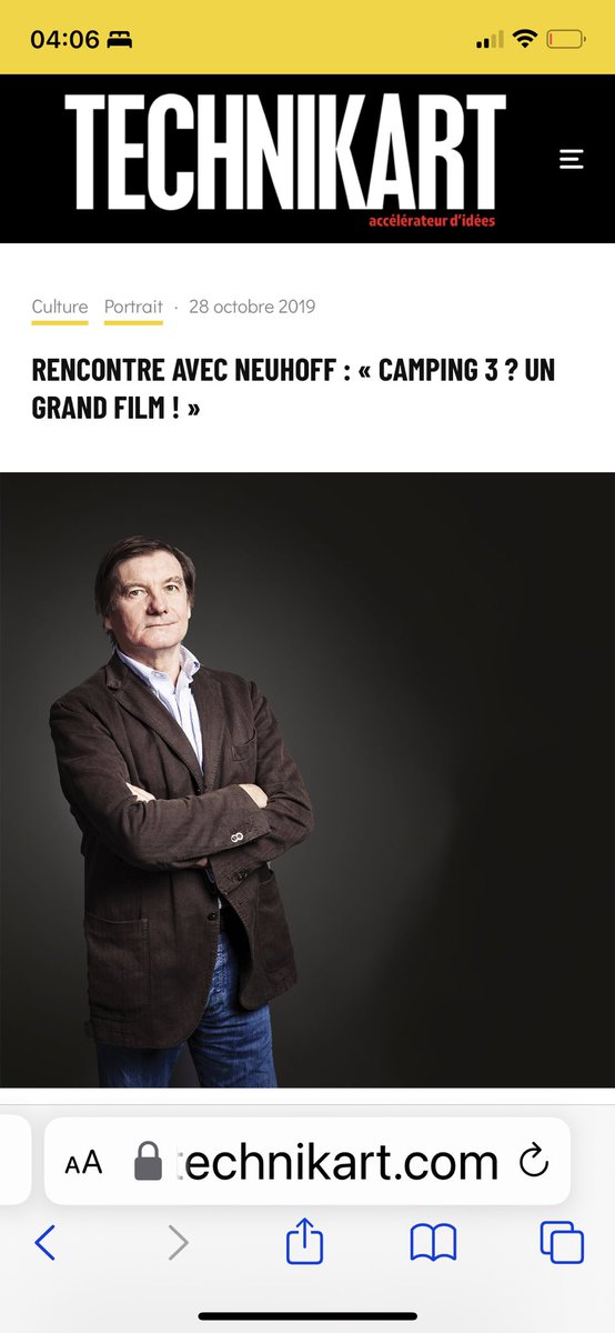 onteniente_f's tweet photo. #camping3 sur le @Figaro_Culture #EricNeuhoff écrivais ceci ... https://t.co/3o7f7KOYeW