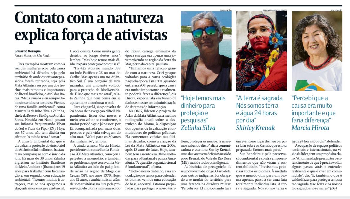 “Quero viver o dia em que será possível nadar em um riacho sem minérios; conviver com o não indígena em paz. Quero ser aceita como mulher, ser ouvida em minha causa… Quero que o meu canto seja entoado, que a marcha do meu corpo seja seguida e que a minha pintura seja respeitada”