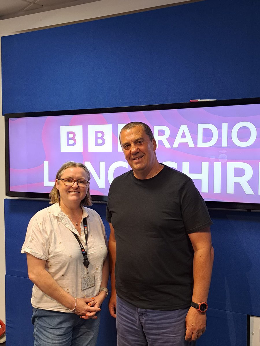 Our Chairman Pete Bridge talking all things Charity &amp; Panthers this morning with Sharon Hartley live on <a href="/BBCLancashire/">BBC Lancashire</a> 💖🌈 📻 thank you for having us ⚫️⚪️⚫️ <a href="/SharonHartley_/">Sharon Hartley</a> <a href="/DerianHouse/">Derian House Children's Hospice</a> <a href="/TeamColostomyUK/">Team Colostomy UK</a>