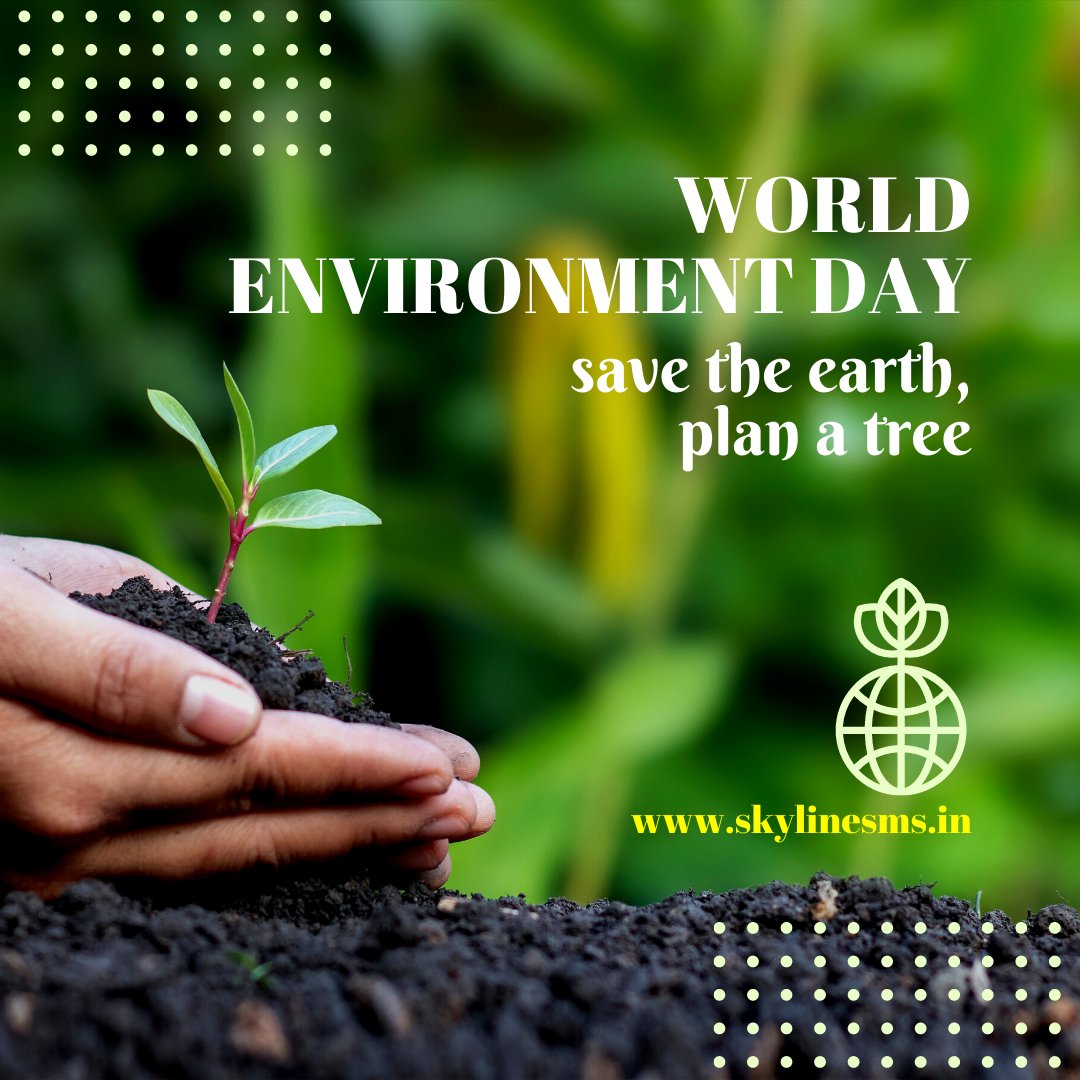sky_line_sms's tweet photo. 🌍 Happy World Environment Day! 🌿
:
:
lets pledge to adopt environment-friendly habits and take one small step at a time to make a positive impact!
:
:
#HappyWorldEnvironmentDay #Happyworldenvironmentday2023 #savearth https://t.co/vbVEVCfEen