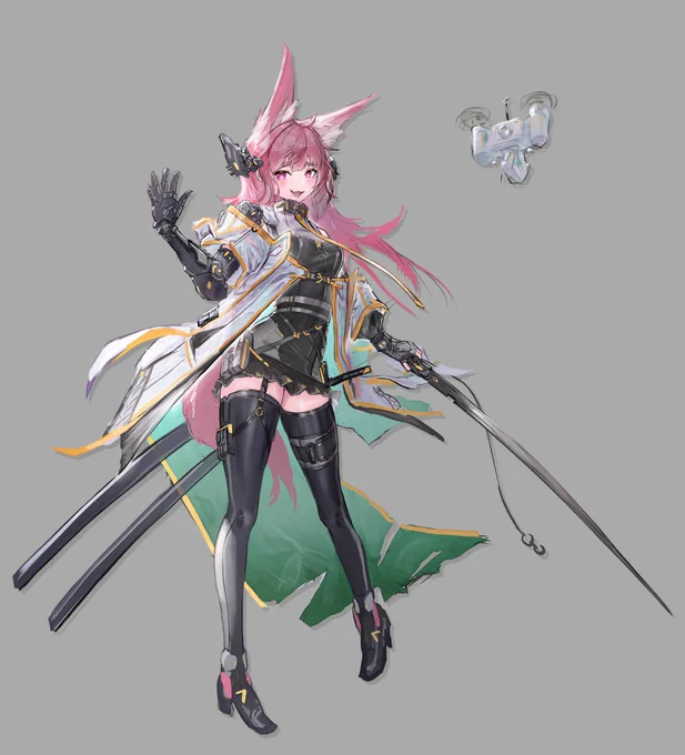 配信で描いたケモみみocちゃん