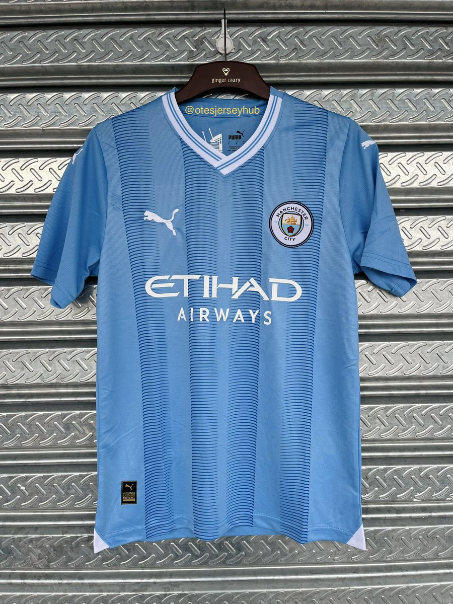 Manchester City’s 2023/24 home kit is available in our shop

140gh Jersey 
170gh Jersey + Customization 

🛍️Shop from us now
