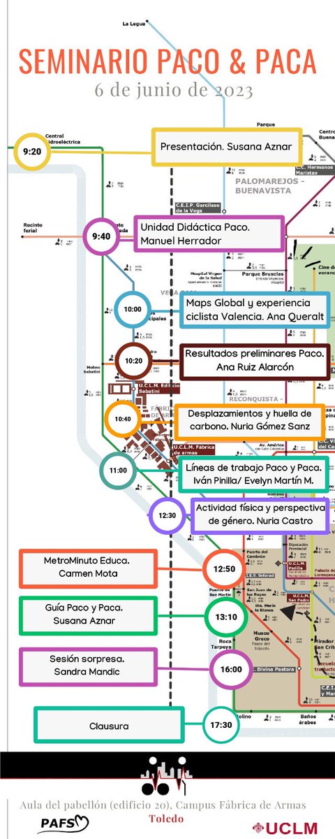 El <a href="/grupopafs/">Grupo PAFS</a> albergará el #SeminarioPACOyPACA mañana 6 de junio. Estará compuesto de expertos en los desplazamientos activos y aspectos relacionados 🚵🏻‍♀️🚶🏼❤️🥝🌍

#ProyectoPACOyPACA
<a href="/AFIPS_UV/">AFIPS group</a> 
<a href="/profithugr/">PROFITH UGR</a> <a href="/ManuHerCol/">Manuel Herrador</a>
<a href="/susaznarlain/">Susana Aznar</a> <a href="/FACDEPORTEUCLM/">FAC. DEPORTE. UCLM</a> <a href="/uclm_es/">Universidad de Castilla-La Mancha</a>