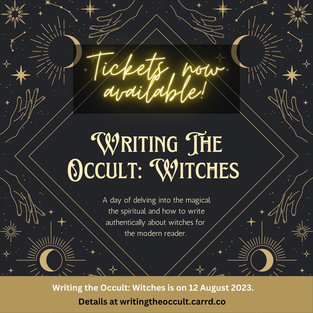 novicenovelist's tweet image. Get in on the #witchlit trend and join us for this special day of online talks, workshops and interviews with those writing about witches—and practicing as witches in the modern world. Tickets are now on sale via Eventbrite! eventbrite.com/e/writing-the-…