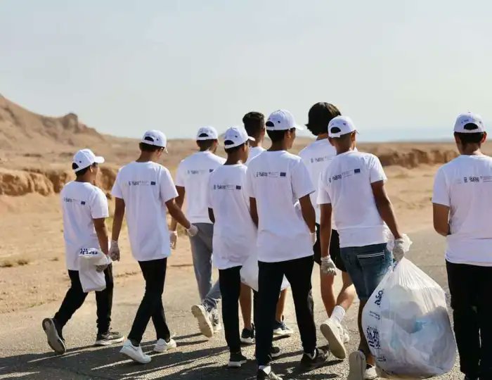 @UNDPEgypt cooperated with @EGY_Environment, @EUinEgypt and Swiss government to launch an initiative to clean up the land and sea from plastic waste in Sharm El-Sheikh before #COP27 
#WorldEnvironmentDay t.ly/_suU