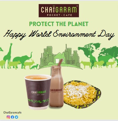ChaiGaramCafe's tweet photo. Embrace the Green: Celebrating Mother Earth on #WorldEnvironmentDay 🌍💚 https://t.co/0WFJUtj3M5