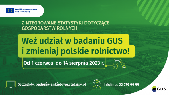 Opole_STAT's tweet photo. ❗W dniach od 1️⃣ czerwca do 1️⃣4️⃣ sierpnia br. na terenie całej Polski zostanie przeprowadzone badanie 🟢Zintegrowane statystyki dotyczące gospodarstw rolnych, formularz R-SGR.
#USOpole #opolskie #Badaniaankietowe #statystyka #Rolnictwo https://t.co/v5qdWnAKmZ