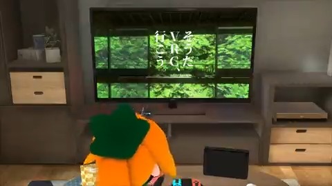 earlgrey on Twitter: "RT @lears_VR: テレビに映るこんちゃん #VRChat"