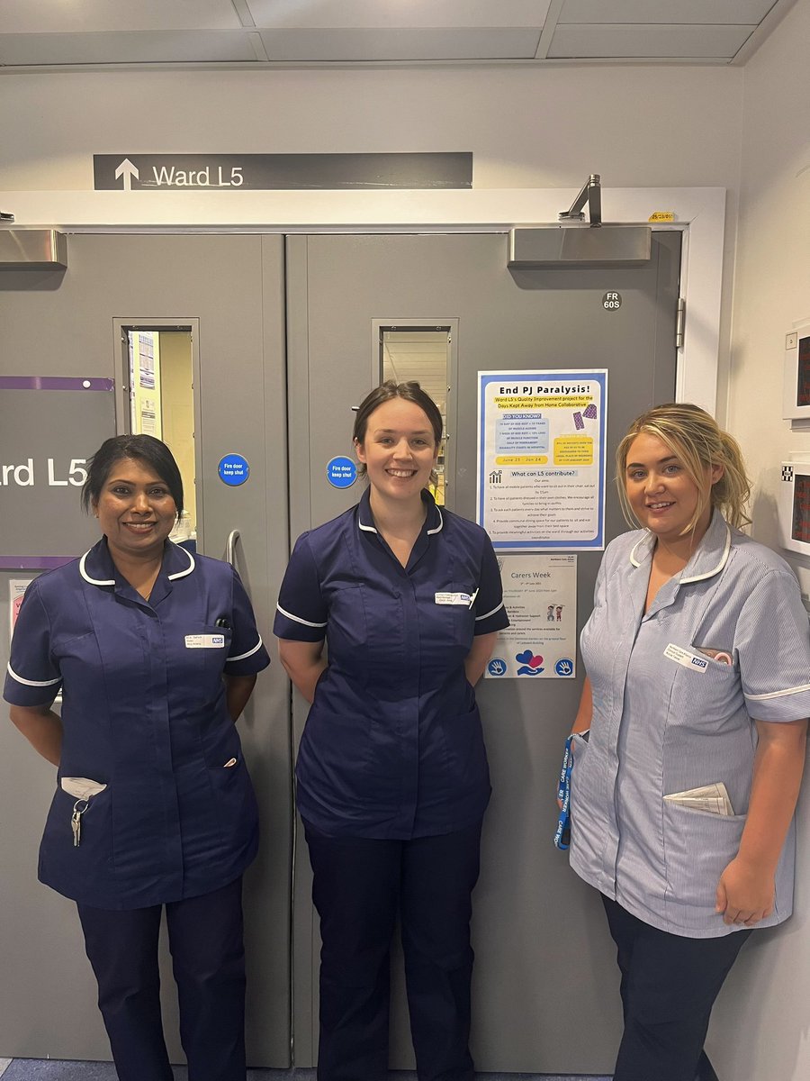 Ward L5 (@l5ward) on Twitter photo 📢 Let’s end PJ Paralysis 📢
As part of the <a href="/QualityNCA/">Quality Improvement - Northern Care Alliance</a> DKAFH collaborative, we’re working hard to prevent hospital de-conditioning.
Today, we launched our campaign to get our patients up, dressed, and engaging in meaningful activities whilst on the ward.
<a href="/SalfordCO_NHS/">Salford Care Organisation</a> 📢 Let’s end PJ Paralysis 📢
As part of the <a href="/QualityNCA/">Quality Improvement - Northern Care Alliance</a> DKAFH collaborative, we’re working hard to prevent hospital de-conditioning.
Today, we launched our campaign to get our patients up, dressed, and engaging in meaningful activities whilst on the ward.
<a href="/SalfordCO_NHS/">Salford Care Organisation</a>