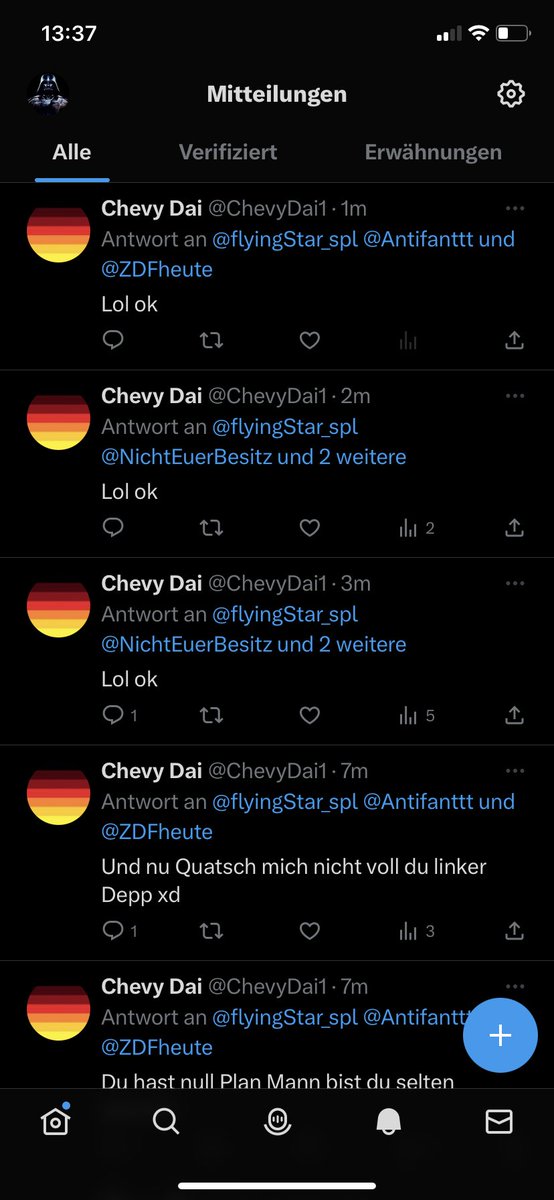 AfD Wähler wenn sie (sobald man belegt dass die AfD Faschos sind) keine Argumente mehr haben