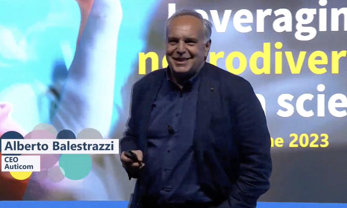 MilenaLazzaroni's tweet photo. Alberto Balestrazzi di Auticom racconta la potenzialità delle persone con lo spettro autistico come un'opportunità di lavoro con risultati straordinari nella gestione dei dati.
Segui la diretta: https://t.co/3wBCBrKZwh
#ItalyNorth #MadeInDigItaly #autismo https://t.co/Tb6tQiIi3C