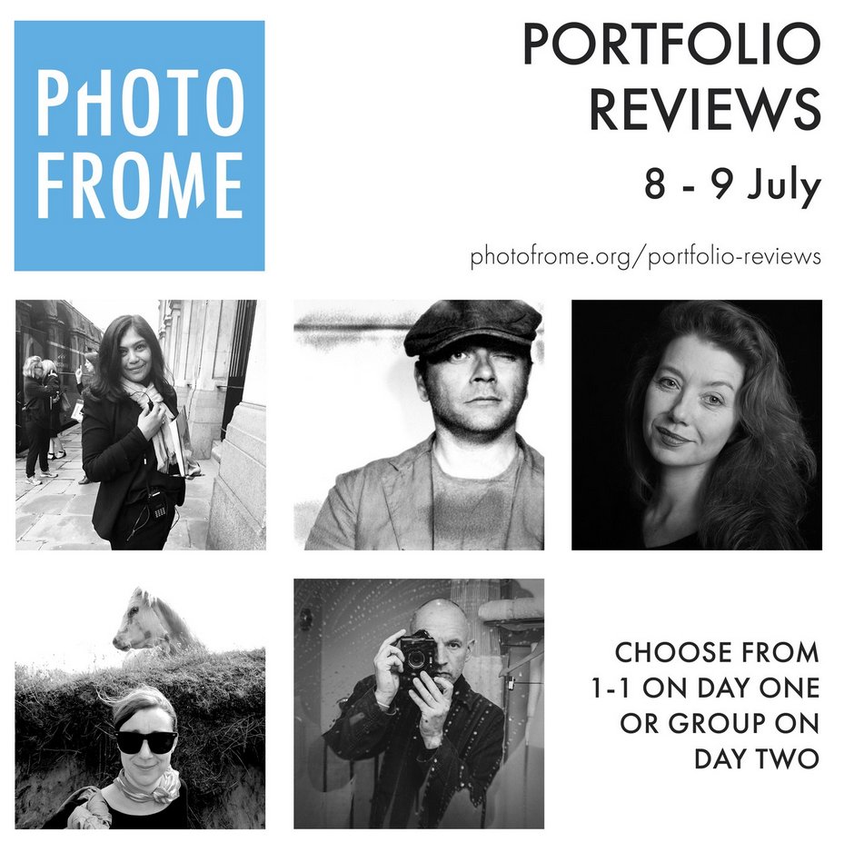 Photo|Frome is offering portfolio reviews on Saturday 8 July and Sunday 9 July 2023. Reviewers are John Angerson, Lucy Sewill, Ben Brain, Georgia Metaxas and Krishna Sheth. photofrome.org/portfolio-revi…