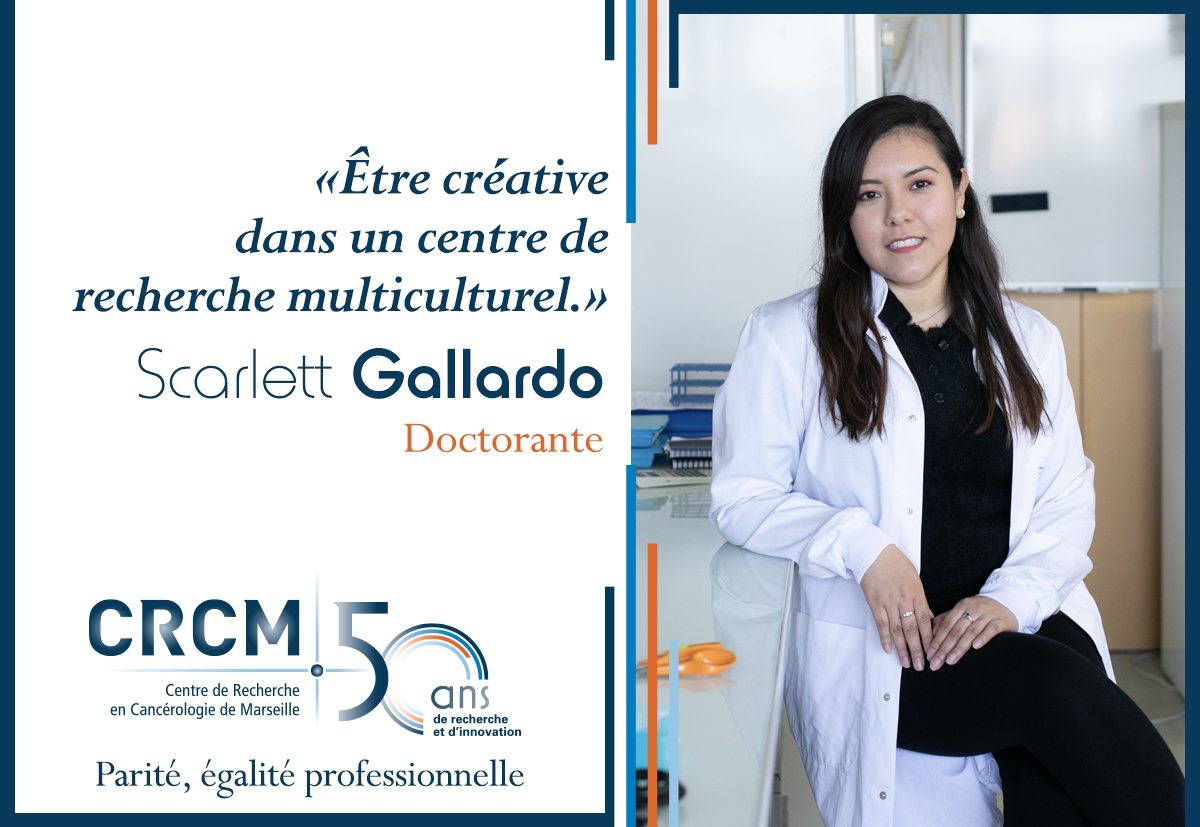 Scarlett's self-imposed challenge during her #PhD: being creative in a multicultural research center! #PhDChallenge #Creativity #Multiculturalism #CRCM50 #50portraitsCRCM50 #DiversityInResearch #FightingCancer