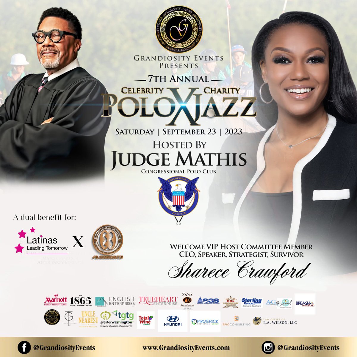 Hey Friends Hey!! 

If you’re making plans for your summer fun with a purpose — All are invited and welcomed to attend the 7th Annual Polo Jazz event to let your hair down. I couldn’t think of a better way to celebrate.

Event Details via 
ShareceCrawford.com